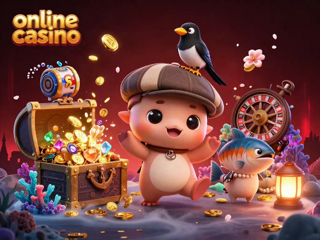 Play casino games at the dynamic online casino with baby Nessie and playful elements.