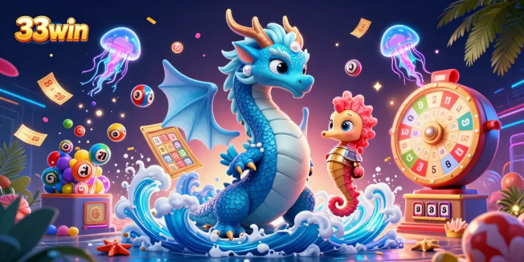 Experience excitement at 33win with vibrant lotteries coming alive in a dynamic gaming scene.