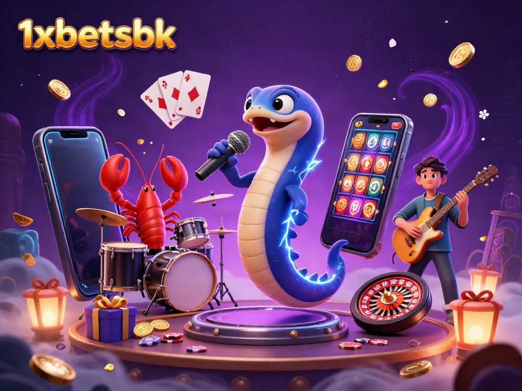 Experience engaging gameplay at 1xbetsbk with colorful slots and dynamic characters in an underwater casino scene.