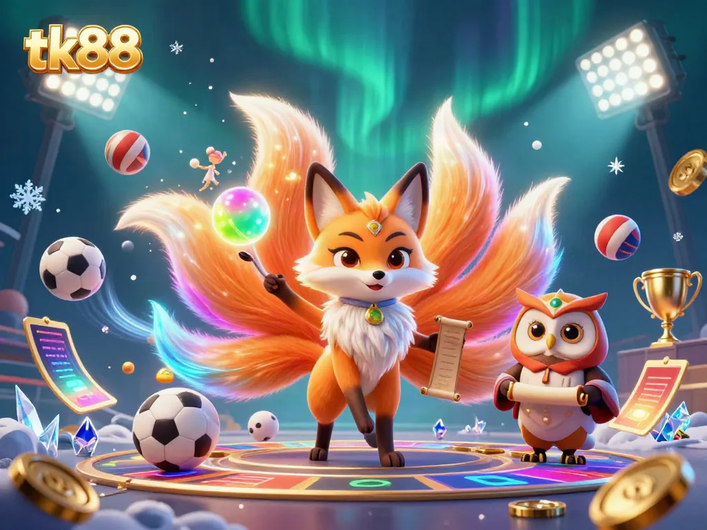 Engage with tk88, featuring a vibrant spirit scene filled with dynamic sports betting elements.