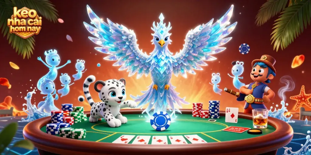 Engage with keo nha cai hom nay in a vibrant fantasy casino scene featuring dynamic characters and game elements.