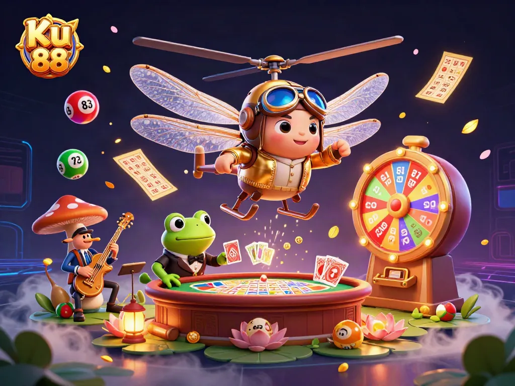 Experience Ku 88's vibrant casino scene with thrilling card games and dynamic lottery elements, perfect for gamers.